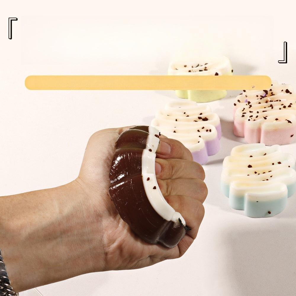 Soft Cream Tart Cake Squishy Slow Rebound Food Fidget Toy for Stress Relief