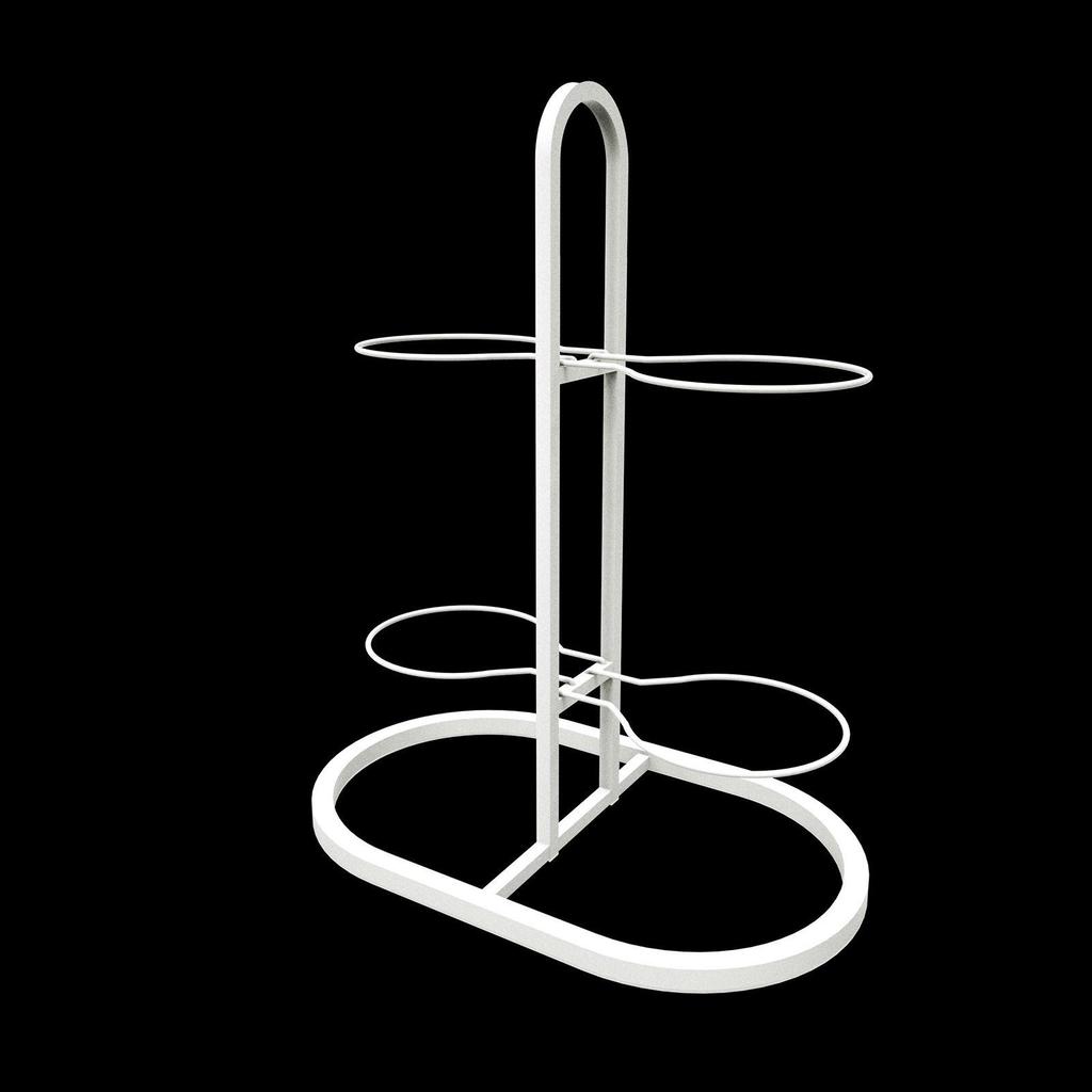 Ball Ausstellungsständer Basketball Vielseitiger Metallständer Sportgeräte Organizer für Innen