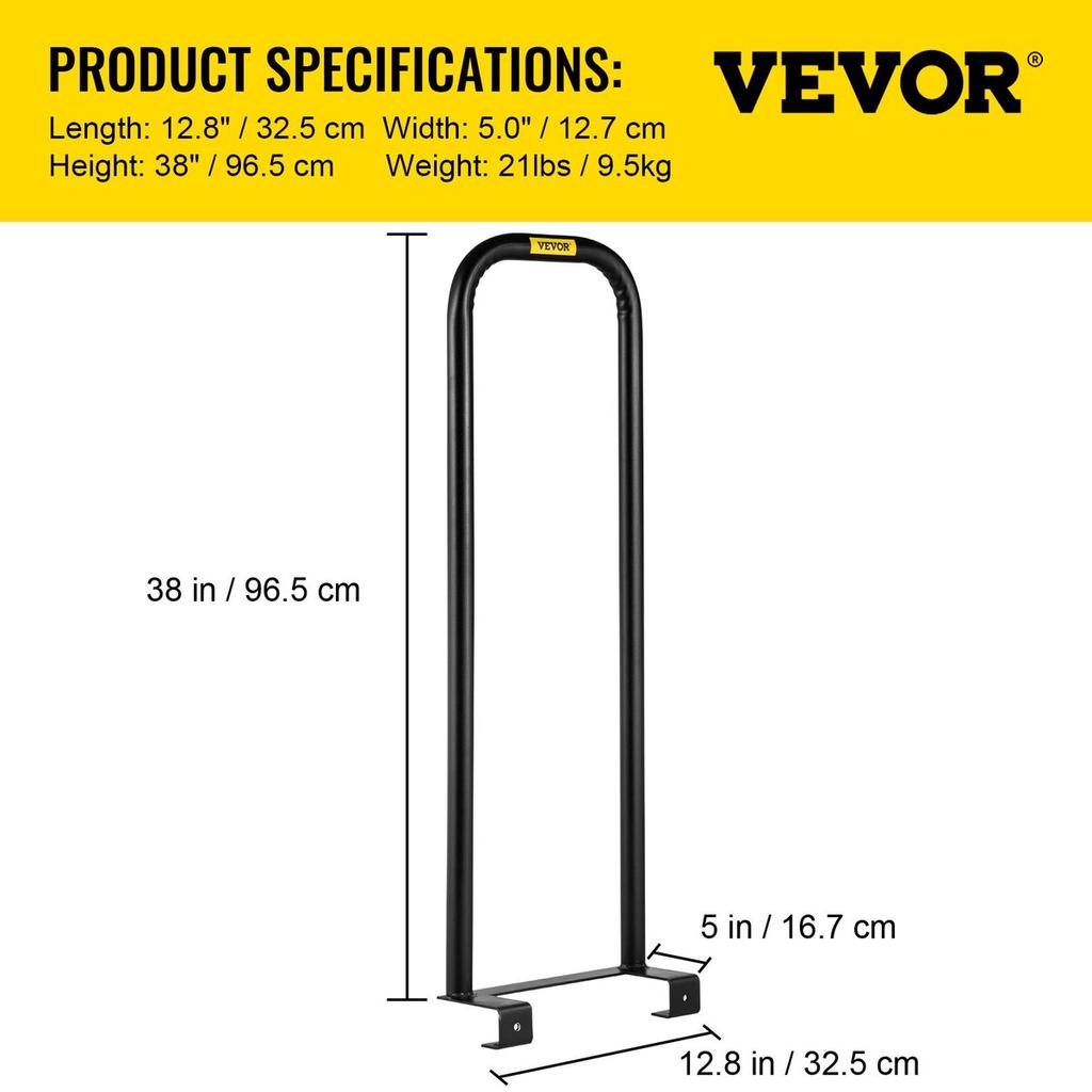 Dolly Converter 13 Inch Width x 38 Inch Height Steel Converter Arms 250LBS Capacity Panel Dolly Handling Equippment