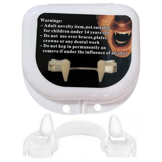 1 Box Cosplay False Teeth Scalable Design Not Deformed Realistic Effect Exquisite Tasteless Atmosphere Creation Party Accessories Halloween Cosplay