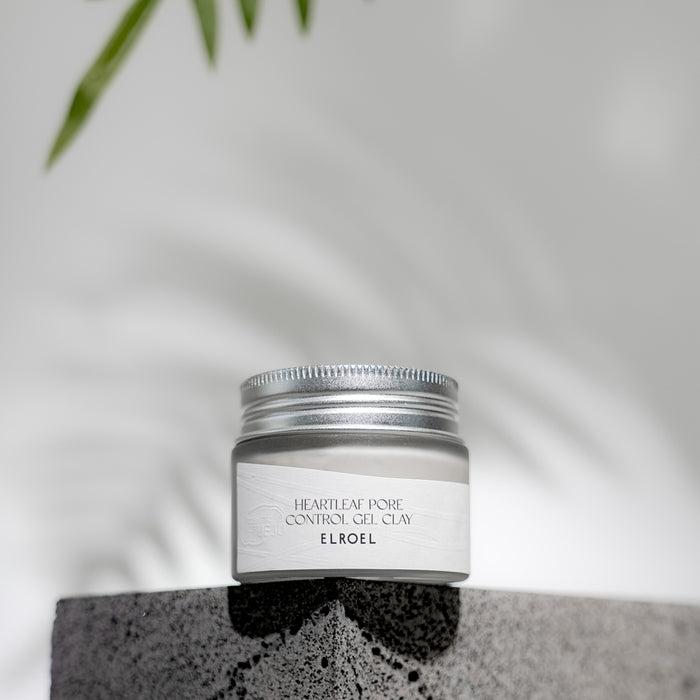 ELROEL HEARTLEAF PORE CONTROL GEL CLAY 50g/ Premium product, Nourishing, Moisturizing, Korean Cosmetics, Kbeauty
