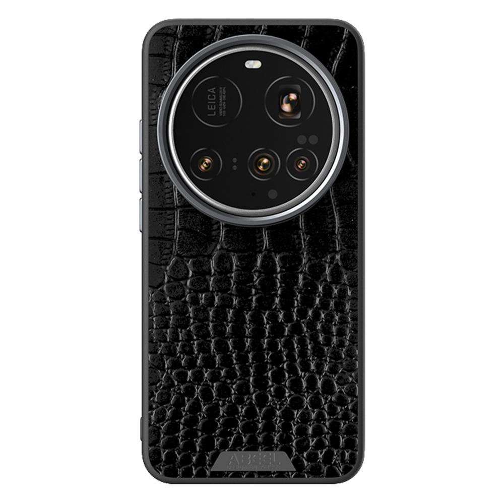 ABEEL For Xiaomi 15 Ultra Magnetic Case Crocodile Texture Micro-Embossing Back Cover