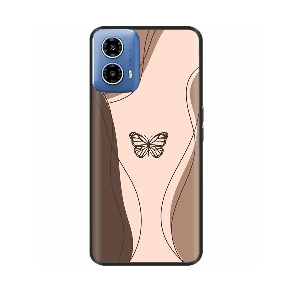 For Moto G34 5G Case Cover For Motorola Moto G34 Case motoG34 Soft Liquid Silicone Cartoon Phone Shell Protection Back Covers