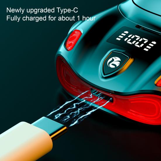 1 Pair Mini Wireless Earphones Ergonomic Noise Cancelling HiFi Sound Bluetooth-compatible 5.4 Earbuds LED Display Sports Car Case Running Headphone
