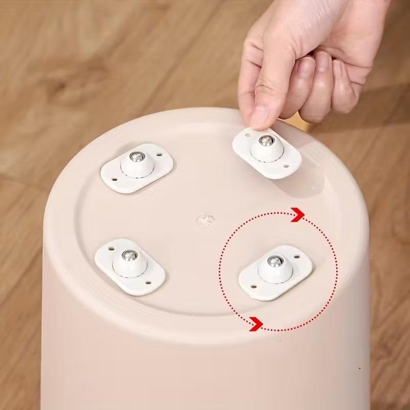 Selbstklebende Rollen Geräte-Rollen Geräte-Schieber für Küche 360° schwenkbar Universalrad Mini Klein Küche