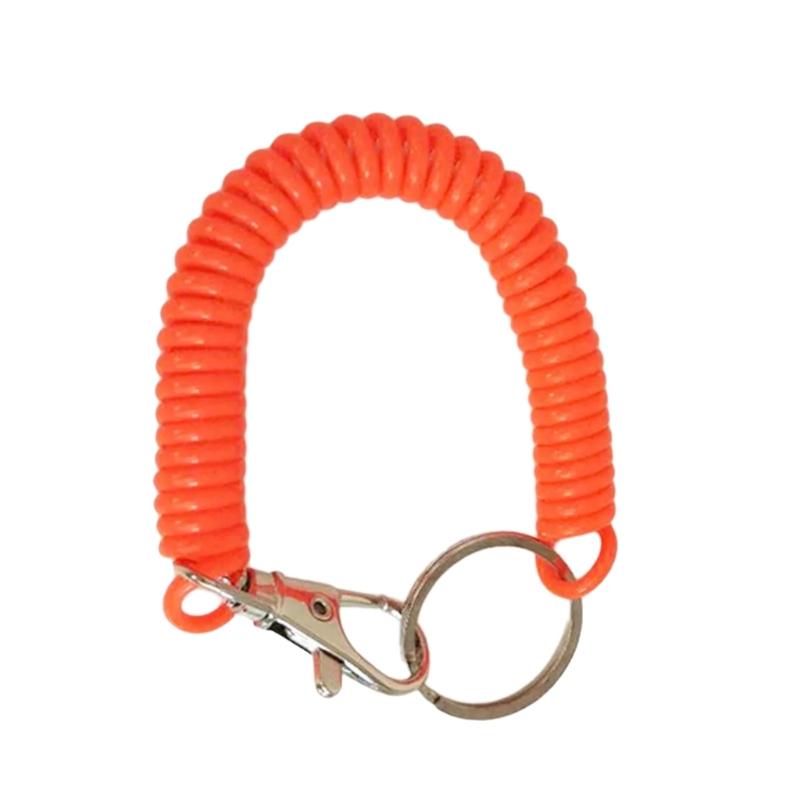 Flexibler Sicherer Schlüsselhalter Stylischer Spiralschlüsselanhänger Bunter Schlüsselhalter Geeignet zur Sicherung von Schlüsseln während der Reise