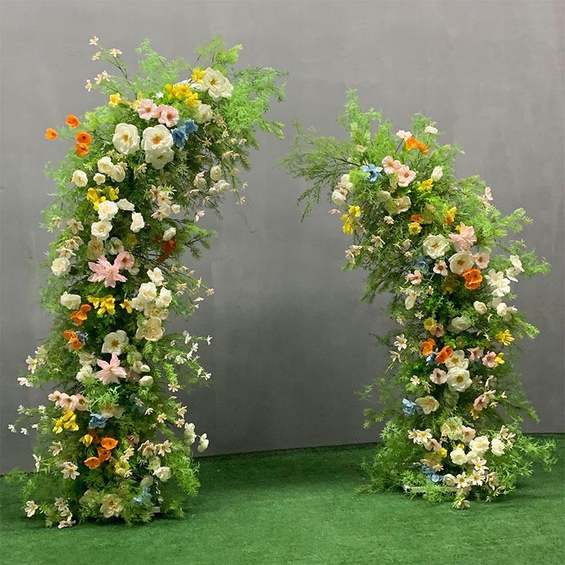Mori-Style Floral Arch: Silk Flowers & Greenery for Weddings, Proposals, Birthdays, Window Displays & Photo Arrangements