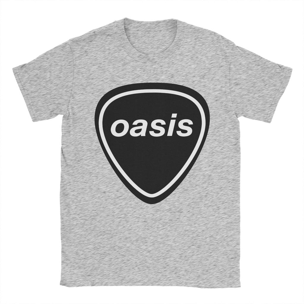 Men Women O-Oasis Rock Music Logo T Shirts  Pure Cotton Clothes Leisure Short Sleeve Crew Neck Tees Gift T-Shirt