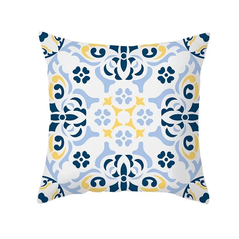 Home Decor Exquisite Patterned Decorative Throw Pillow Covers Pattern Cushion Cover Suitable For Sofa Bedroom Car Pillow Cover