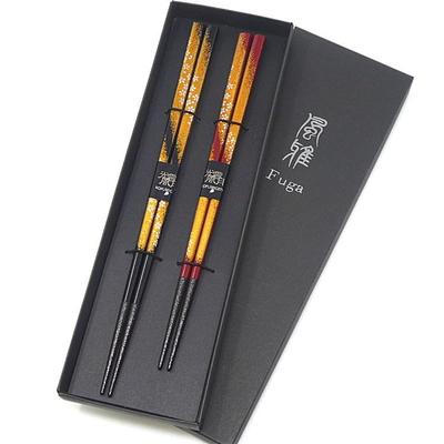 Paar Hochzeitspaar Wakasa Hergestellt in der Spülmaschine Schonende Essstäbchen Würdevolles Hochzeitspaar Geschenk Essstäbchen, Geschenk, Jahrestag, Lack, Japan, sicher,