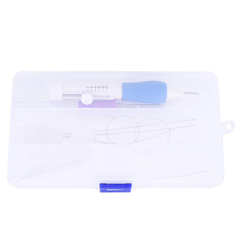 Needle Punch Embroidery Embroidery Punch Embroidery Punch for Needle Stitch Embroidery Adjustable for DIY Crafts Kit, Pen, Needles, Needles, Yarn,