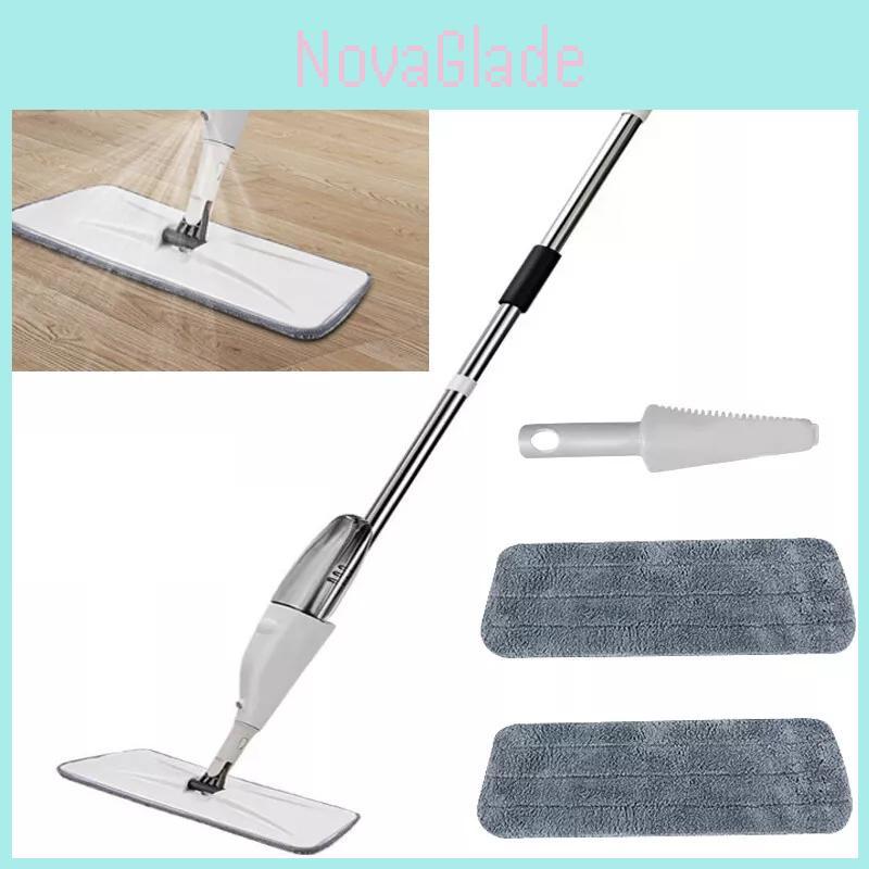 Efficient All-in-one Spray Mop For Wood Floors With Ultra-fine Microfiber Pad 75