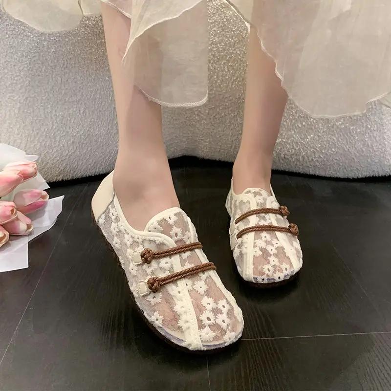Fashion Summer Breathable Shoes for Women Casual 2025 New On Offer Y2k Fashion Designer Luxury Korean Walking Aesthetic Woman Footwear