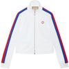 (WMNS) Technical Jersey Zip Jacket With Web 'Off White' Women's 773012-XJF7L-9799