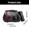 1 Pair Travel Luggage Storage Bag Saddlebag Motorbike Accessories Tool Bag Retro Punk Style Saddlebag PU Side Bag