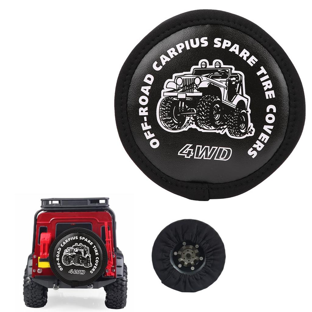Spare Tire Tyre Cover Body Parts Dustproof Cover Mood Decoration for 110 RC CarB Type