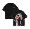 Demon Slayer Anime Man Women  Cotton Short Sleeve Tee Streetwear Vintage Washed Tshirt Casual Tops Summer Yk  New