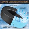 SOULWIT Cooling Gel Ear Pads for Sony XB950BT XB950B1 XB950N1 XB950AP Headset Foam Ice Silk Fabric Replacement Ear Cushions Black MDR-XB950 Over-Ear -