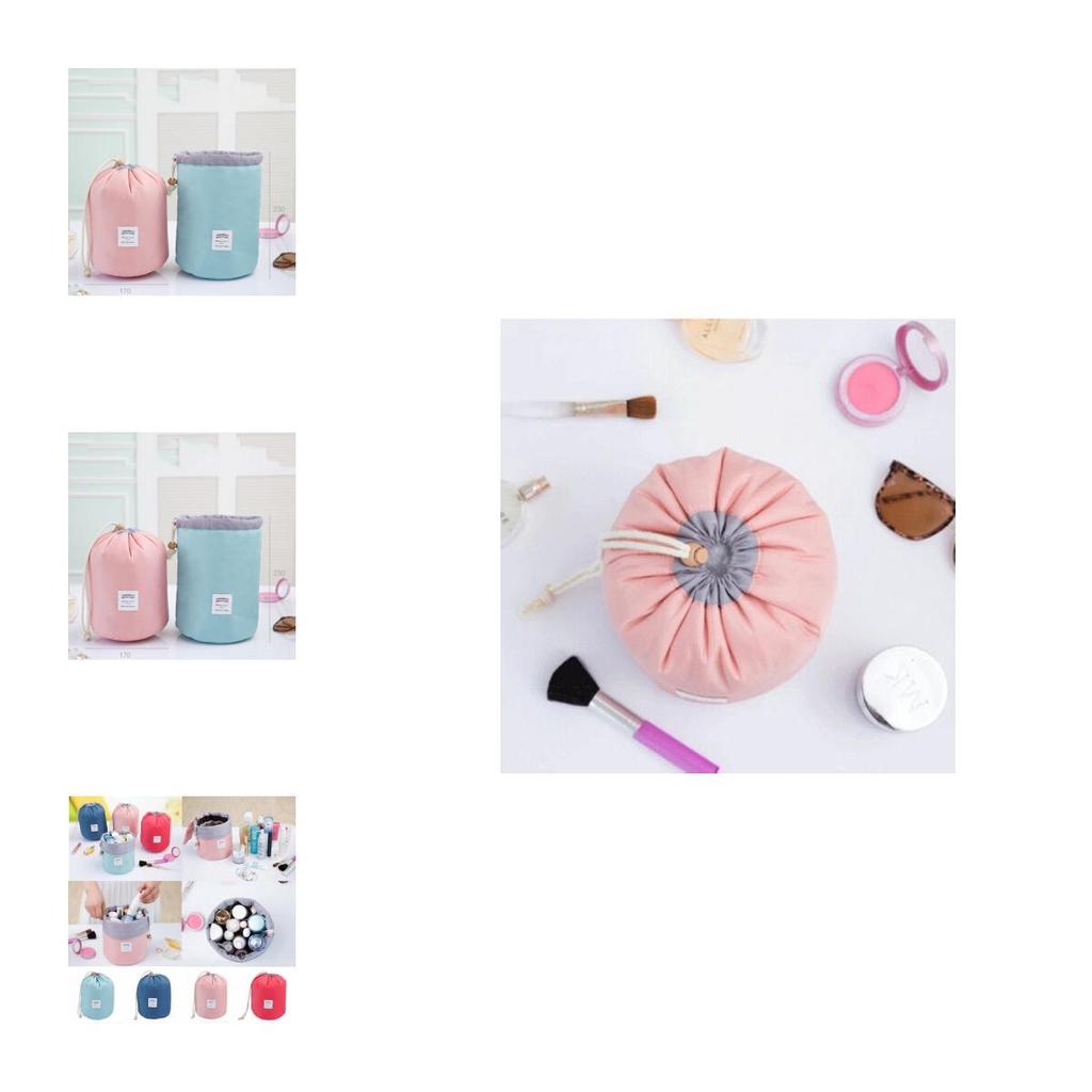 Classic Design Womens Makeup Drawstring Pouch Ideal For Travel And Daily Essentials