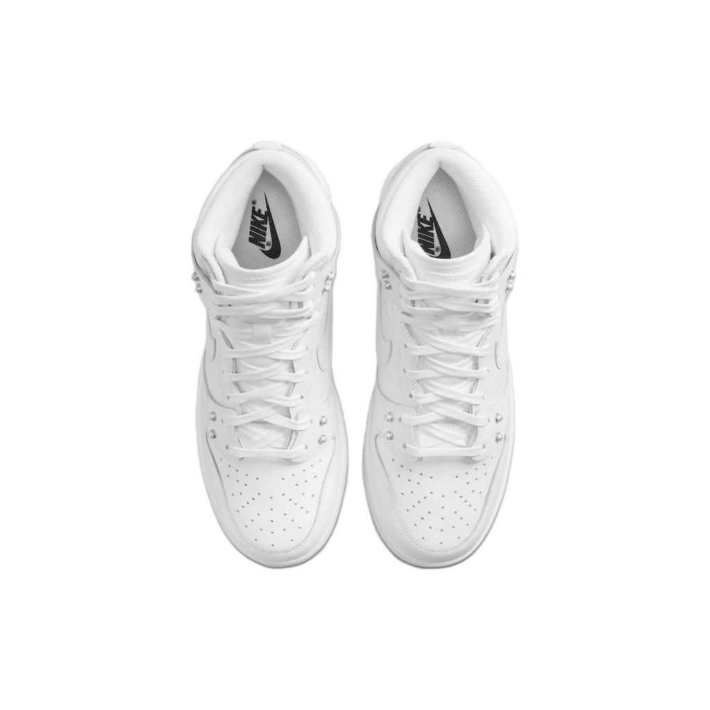 New Nike Dunk High Se Pearl White Women's DM7607-100