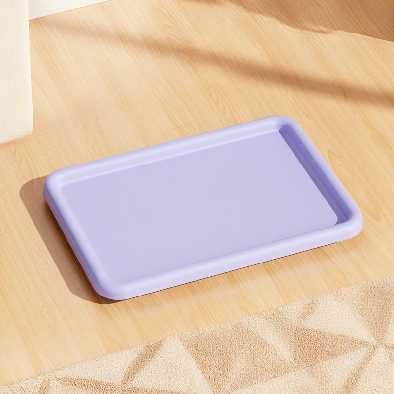 Elevated Ceramic Cat & Dog Bowl Stand - Leak-Proof, Neck Protection, Multifunctional for Dining & Water