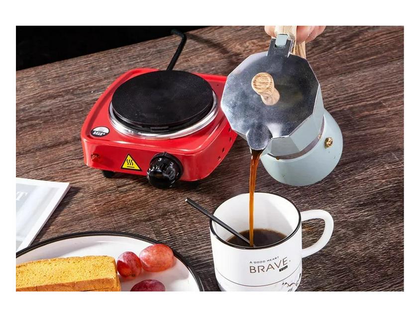 Seiko Octagonal Aluminum Moka Pot - Classic Italian Espresso Maker
