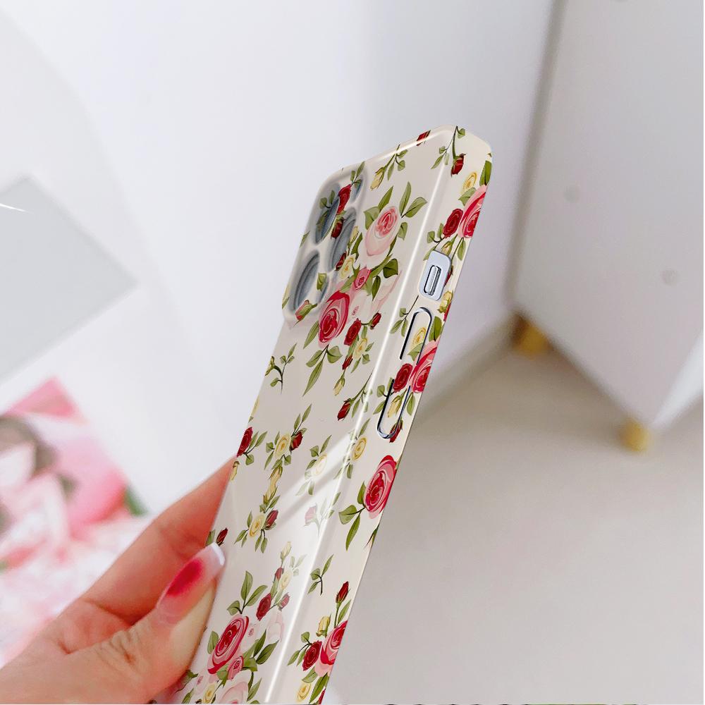 All-inclusive Film Phone Case Cartoon Fashion Design Hard Shell Full Cover Camera Protection Case for iPhone Huawei Honor Vivo Google