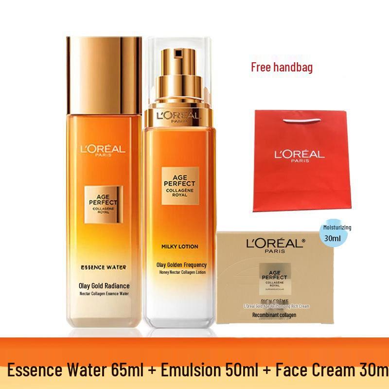 Набор L Oréal Golden Age Омолаживающая медовая эссенция и коллагеновая эмульсия