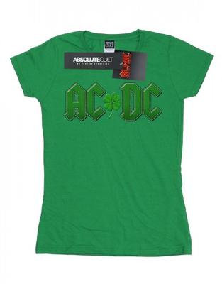 Womens/Ladies Shamrock Logo Cotton T-Shirt