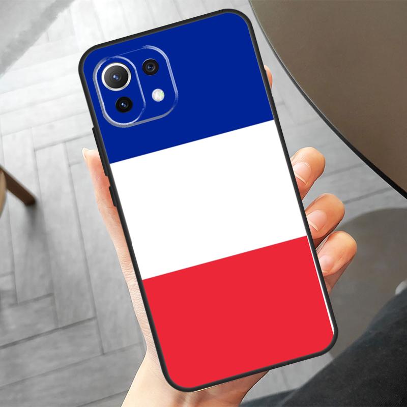France Flag Case For Xiaomi 14T Pro 11T 12T 13T Mi 15 13 14 Ultra POCO X7 Pro X3 X5 X6 F5 F6 F7 Cover