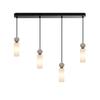 Hängeleuchte SANTOS PND-95331-4-BK Italux