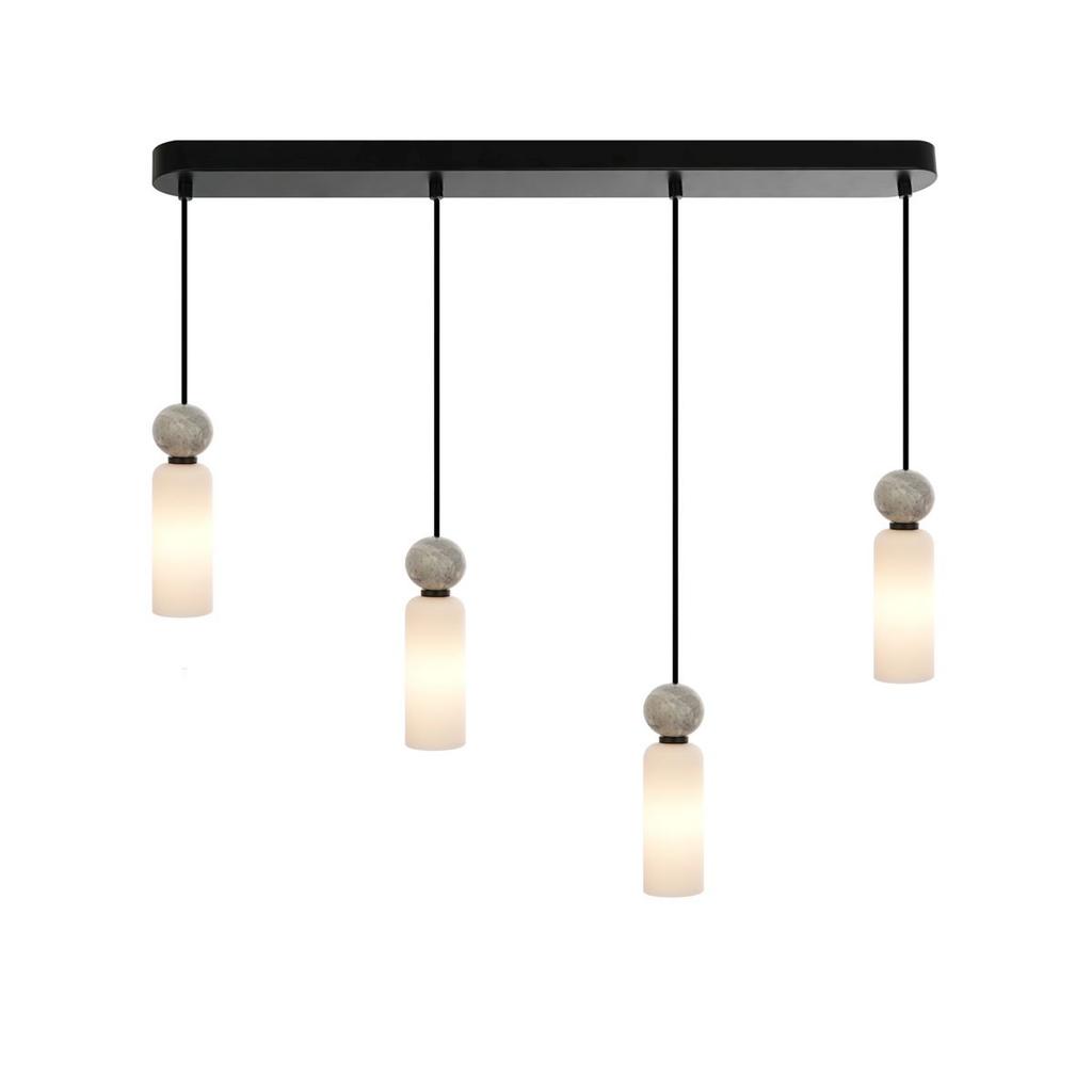 Hängeleuchte SANTOS PND-95331-4-BK Italux