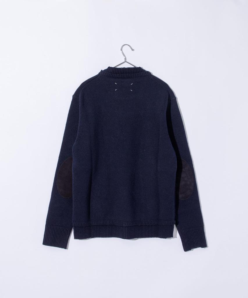 Maison Margiela Marineblauer Pullover SI1GP0001 S18064 Herren [Gebraucht]