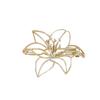 Simple Hollowed-out Floral Brooch for Women High-end Fashion and Elegance It Is A Brooch Accessory for Suit Shirts
