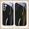 Wood grain mesh black For Samsung A 20 30 22 23 24 25 26 31 32 33 34 35 42 50 51 52 53 54 55 56 70 71 72 73 glass phone case