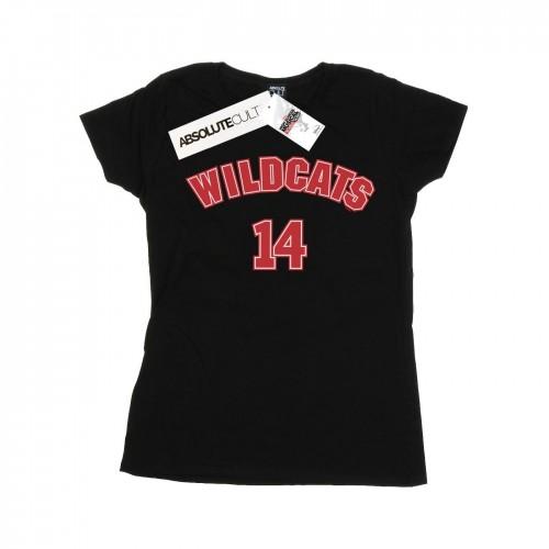 

Disney Womens/Ladies High School Musical The Musical Wildcats 14 Cotton T-Shirt XXL білий