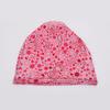 Breathable Breast Cancers Support Beanies Hat Breast Cancers Awareness Print Headwrap Hat Fashion Print Skull Hat for Women