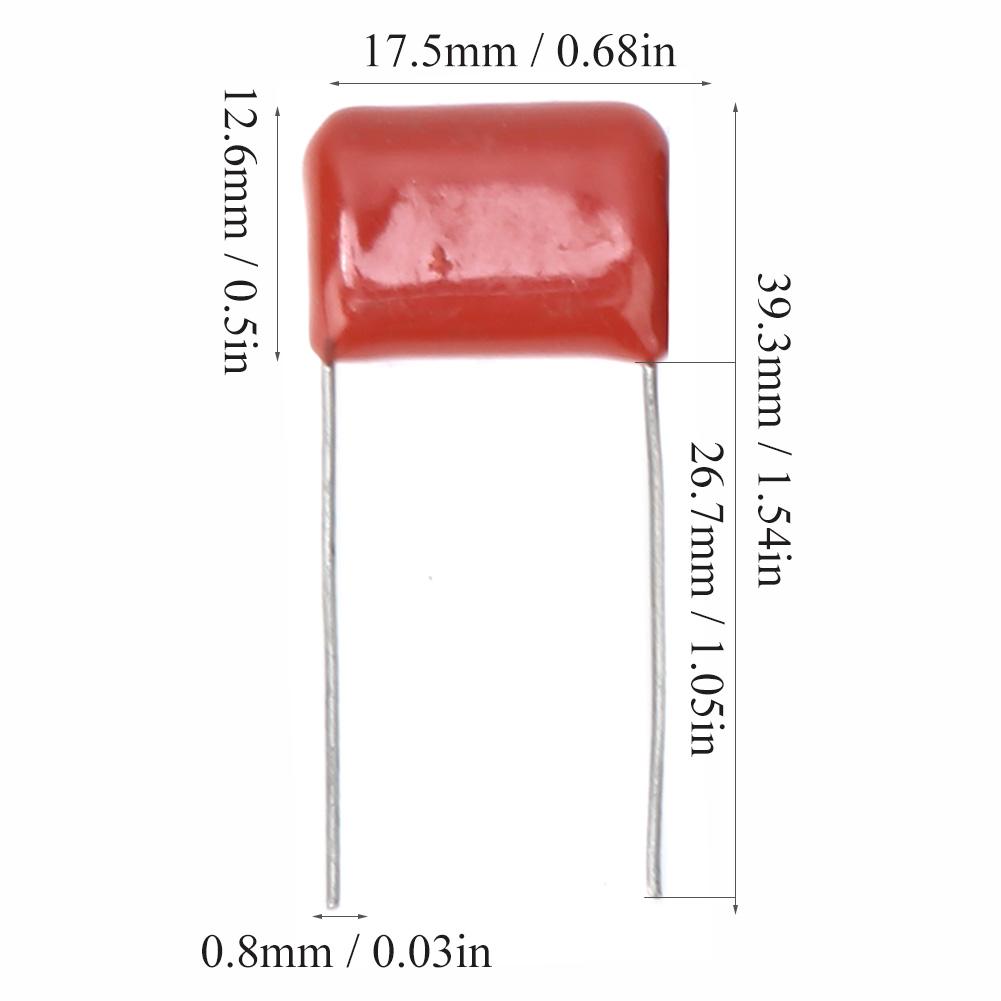 10PCS P302 630V Bass Guitar Tone Capacitor Electric Guitar Accessories