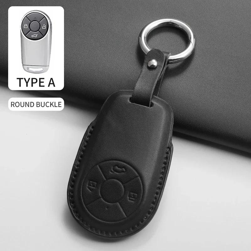 Car Key Case Cover Shell Fob for Great Wall ORA Good Cat White Cat GT IQ RI Funky for HAVAL H6 M6 PU Auto Key Bag Accessories
