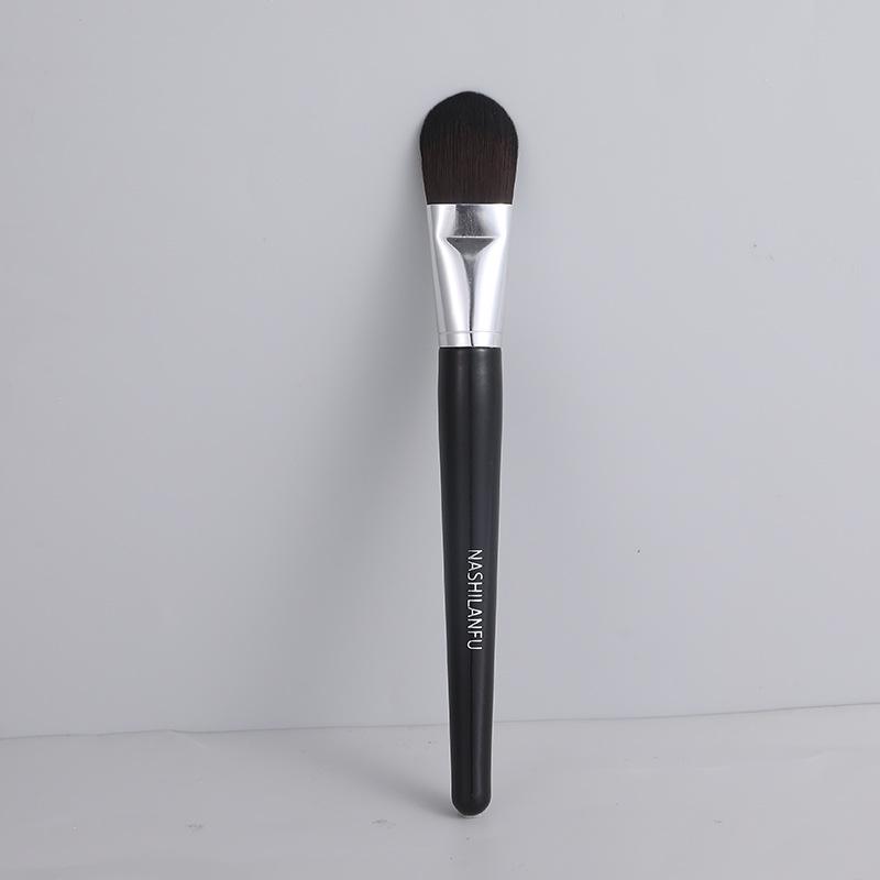 Silk Family Makeup Brush Set: Contour, Loose Powder, Blush, Blending, Eyebrow, Eye & Nose Shadow Brushes.