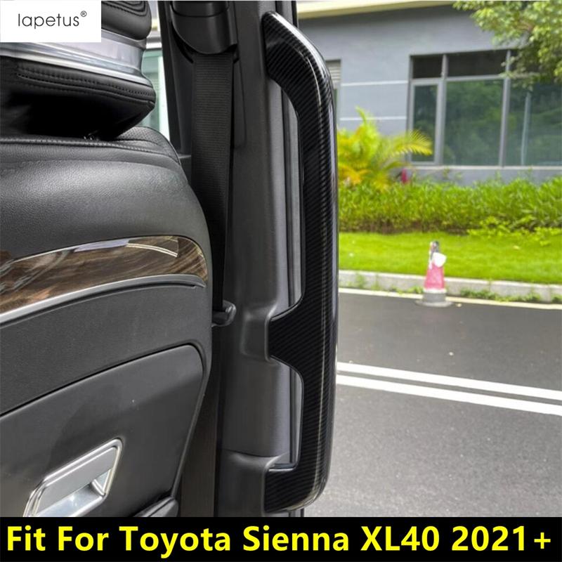 Car Inner Rear Door Armrest Panel Strip Stickers Frame Decoration Cover Trim ABS Accessories For Toyota Sienna XL40 - 2025