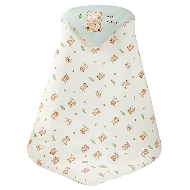 Thickened Cotton Swaddle Blanket for Newborns - Cozy Outdoor & Delivery Room Use