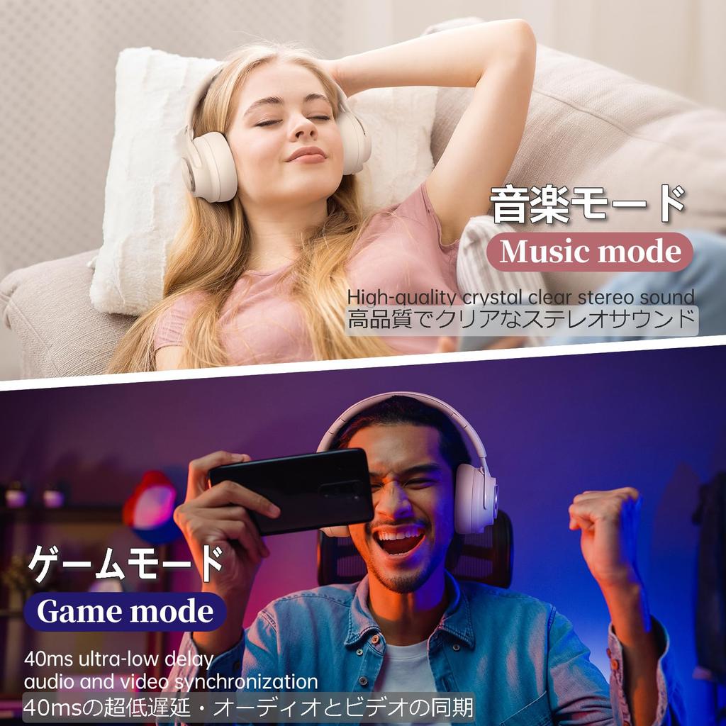 SITOAT P1 Bluetooth Wireless Up to 55 Hours of Deep Lightweight Adjustable Battery Level Gaming Low Detachable Wired and Wireless Bluetooth with