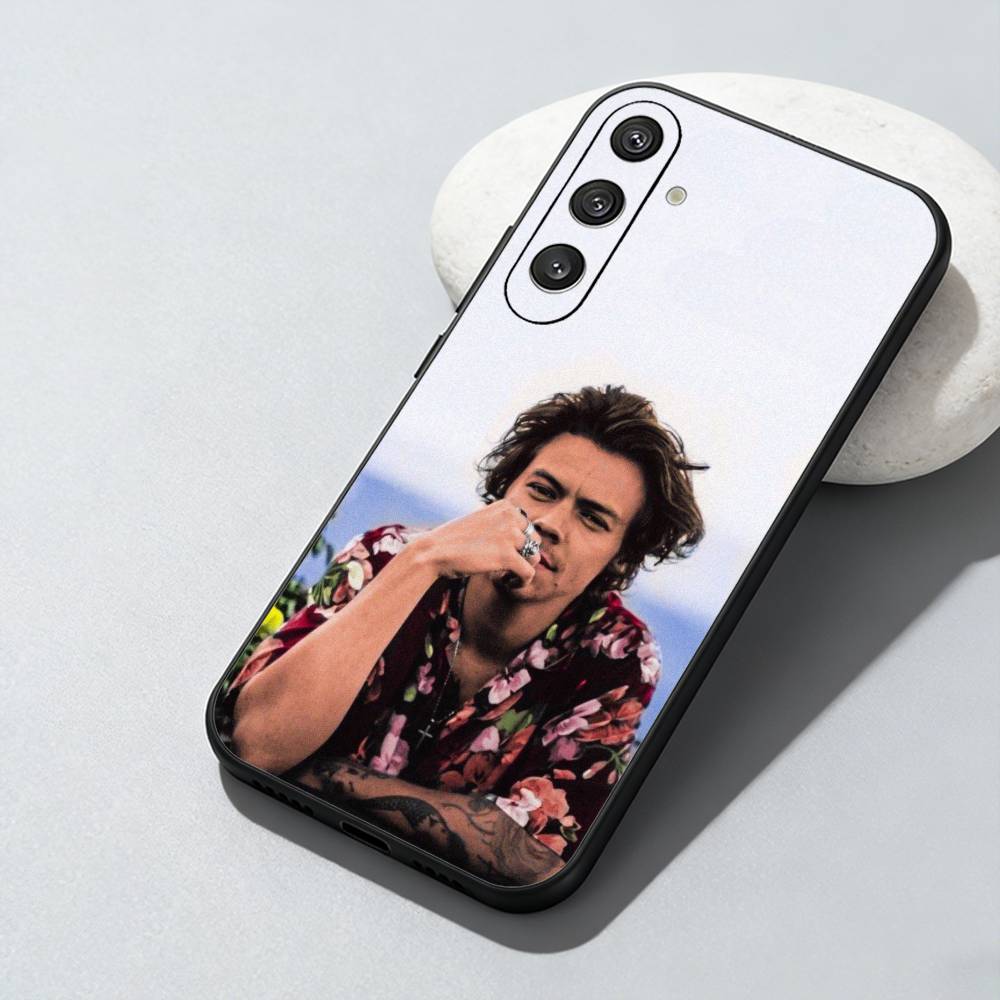 H-Harry S-Styles Phone Case For Samsung Galaxy A73,A72,A71,A70,A52,A51 Others Soft Black Cover