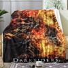 D-Darksiders Throw Soft Flannel Throw Summer AC Blanket Lightweight Cool Nap Blanket for Sofa Bed Couch Travel