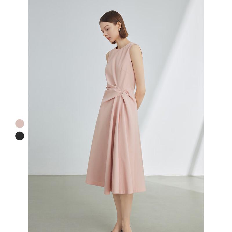 Langzi Elegant Sleeveless A-Line Midi Dress