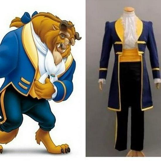 Halloween Beauty and the Beast Prince Festival Cosplay Costume XXL