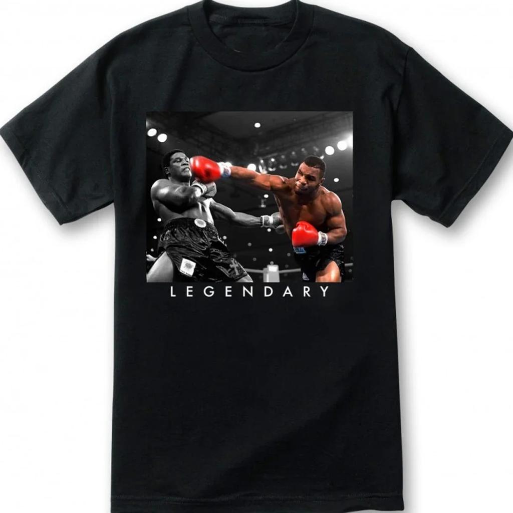 Mike Streetwear Fashion Vintage Boxing Legendary Tyson Boxing Fan T-Shirt. Summer Cotton Short Sleeve O-Neck Mens New S-5xl