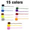 MNFT 2 Cards Woolly Bugger Tinsel Chenille - Hareline Fly Tying Material