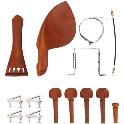 Kit di Accessori per Violino in Legno di Giuggiola